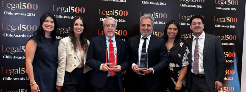 The Legal 500 Chile Awards 2024 | Gabriel Zaliasnik and Álvaro Rosenblut are recognized as Lawyer of the Year